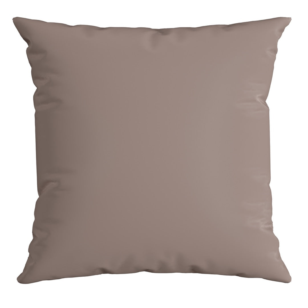Capa Almofada Frente Rosê e Verso Cru Elegance 43x43 cm