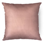 Capa Almofada Aveludada Páscoa Lisa Rosa c/ Cordonê 43x43cm