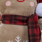 Almofada Pelúcia Biscoito de Gengibre 37x52cm GingerBell Natal