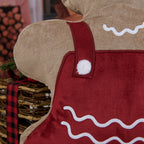 Almofada Pelucia Biscoito de Gengibre 37x52cm GingerBella Natal