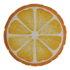 Almofada Linho Garden Redonda Formato de Laranja 43x43cm