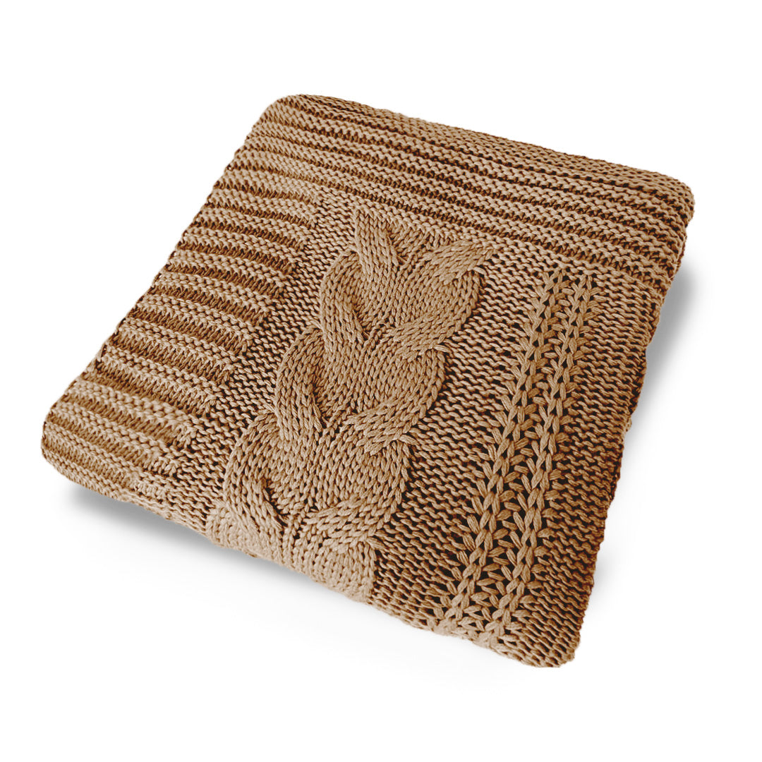 Manta Tricot Castor 90x180 cm - Trançada