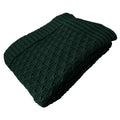 Manta Tricot Verde Esmeralda 90x180 cm - Colméia