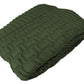 Manta Peseira de Tricot Verde Militar 90x180 cm - Diamond