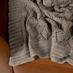 Manta Tricot Fendi Bege 90x180 cm - Pavone