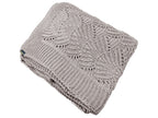 Manta Tricot Bege Capuccino 90x180 cm - Coquile