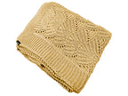 Manta Tricot Amarelo Mostarda 90x180 cm - Coquile