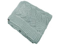 Manta Tricot Verde Menta 90x180 cm - Coquile