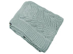 Manta Tricot Verde Menta 90x180 cm - Coquile