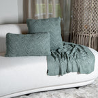 Manta Tricot Verde Menta 90x180 cm - Coquile