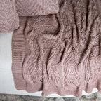 Manta Tricot Rosê 90x180 cm - Coquile