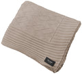 Manta Tricot Bege Castor 90x180 cm - Link