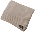 Manta Tricot Bege Castor 90x180 cm - Link