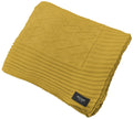 Manta Tricot Amarelo Mostarda 90x180 cm - Link