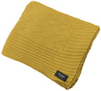Manta Tricot Amarelo Mostarda 90x180 cm - Link