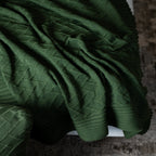 Manta Tricot Verde Militar 90x180 cm - Link