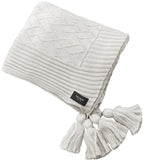 Manta Tricot Natural 90x180 cm com Tassel - Link