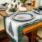 Caminho de Mesa Árvore de Natal c/ Hidrorrepelência 42x141cm