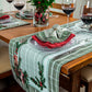 Caminho de Mesa Presentes de Natal c/ hidrorrepelência 42x141cm