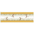 Caminho de Mesa Páscoa Coelhos no Jardim 43x141cm