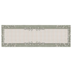 Caminho de Mesa Folhas Verdes c/ Hidrorrepelência 43x141cm