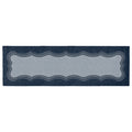 Caminho de Mesa Blue Waves c/ Hidrorrepelência 43x141cm