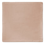 Kit 2 Guardanapos Tricoline Liso Salmão 43x43 + 2 Argolas
