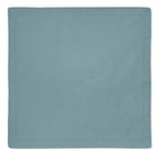 Kit 2 Guardanapos Tricoline Liso Verde 43x43 + 2 Argolas
