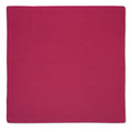 Kit 2 Guardanapos Tricoline Liso Rosa Fucsia 43x43 + 2 Argolas