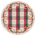 Kit 2 Capas para Sousplat Biscoito de Gengibre Natalino 35x35cm