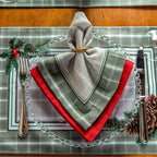 Kit 2 Jogo Americano Árvore de Natal c/ Hidrorrepelência 48x31cm