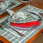 Kit 2 Jogo Americano Árvore de Natal c/ Hidrorrepelência 48x31cm