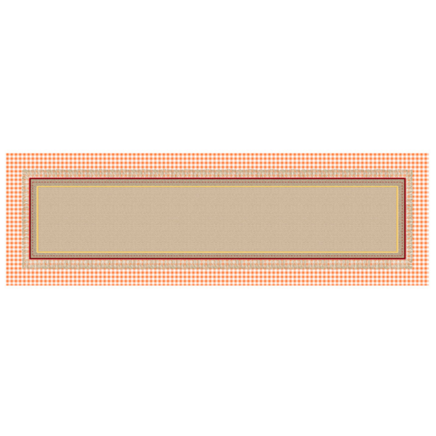 Caminho de Mesa São João Xadrez 42x141cm