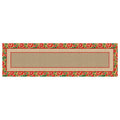 Caminho de Mesa São João Xadrez com Rosas 43x141cm