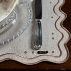 Lugar Americano Bordado Preto 44x38 - Concept Naia Poá Impermeável