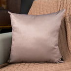 Capa Almofada Acetinada Lisa Rosê Silk Home 43x43cm