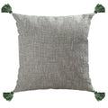 Capa Almofada Jacquard Verde c/ Tassel 50x50cm Concept