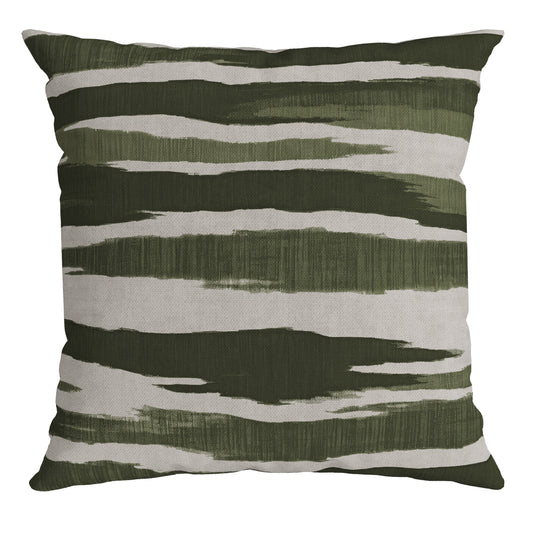 Capa Almofada Veludo Verde Animal Print Zebra 43x43cm