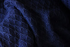 Manta Tricot Azul Marinho 90x180 cm - Colméia
