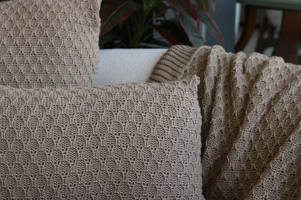 Manta Tricot Castor 90x180 cm - Colméia