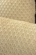 Manta Tricot Natural 90x180 cm - Colméia