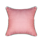 Capa Almofada Aveludada Bordada Rosa Feliz Páscoa 43x43cm