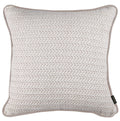 Capa Almofada Creme e Branco Jacquard com Cordonê 50x50cm