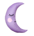 Almofada Kids Aveludada Lua Minguante Fofinha 21x43cm