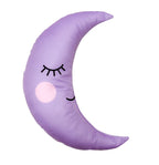Almofada Kids Aveludada Lua Minguante Fofinha 21x43cm