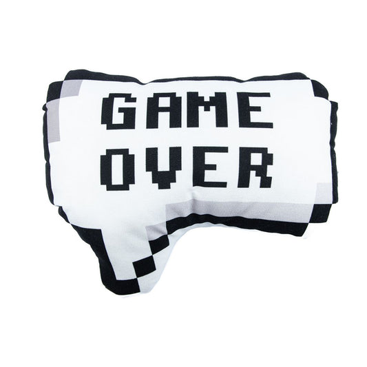 Almofada Kids Aveludada Balão Game Over 46x36cm