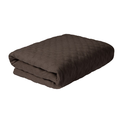 Peseira Matelada Cacau 186x70 cm para Cama Casal Queen