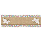 Caminho de Mesa Coelho Páscoa Aveludado c/ Hidrorrepelência
