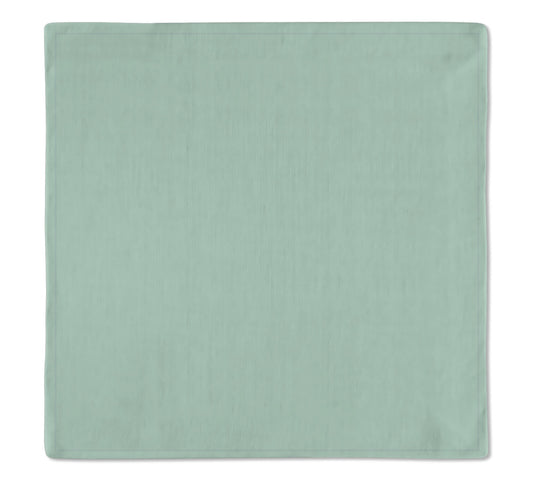 Kit 2 Guardanapos Verde Menta Liso 43x43 + 2 Argolas