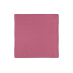 Kit 2 Guardanapos Rosa Liso 43x43 + 2 Argolas
